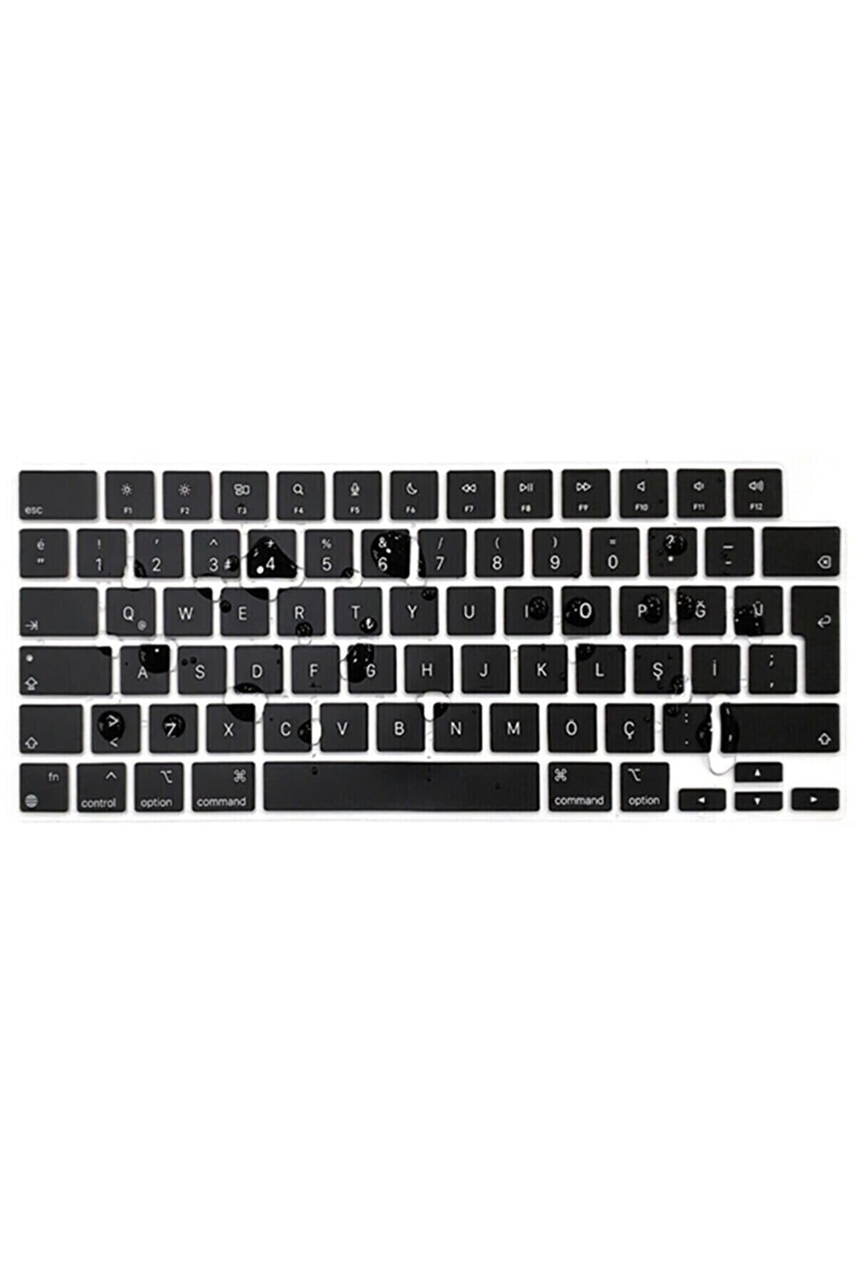 Macbook Air 13.6 Inç A2681 M2 - A3113 M3 Işlemcili Türkçe Q Silikon Klavye Koruyucu Uyumlu 4