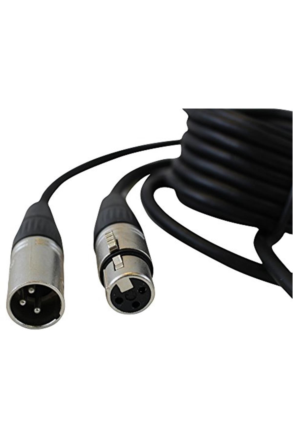Alfais 5033 Xlr 3 Pin Mikrofon Stüdyo Jack Ara Kablosu, 5 M