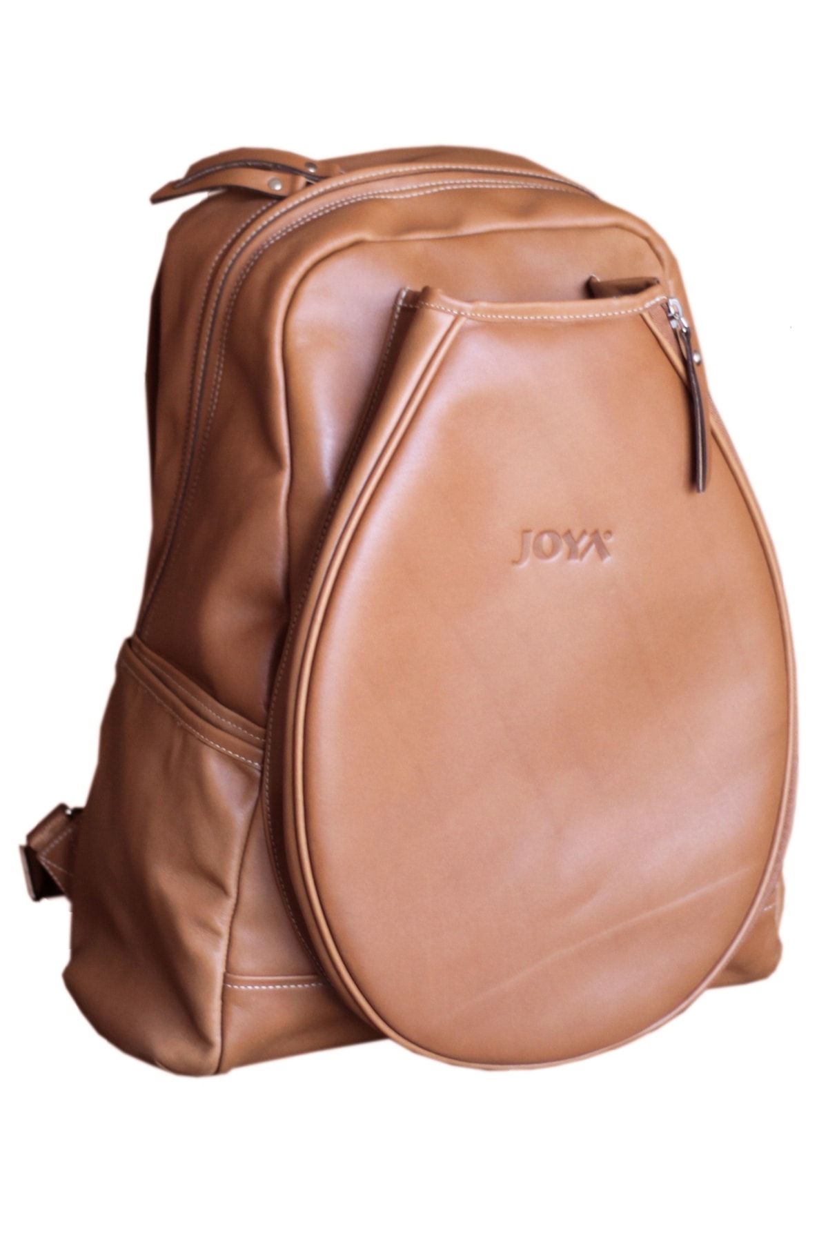 Leather tennis backpack discount
