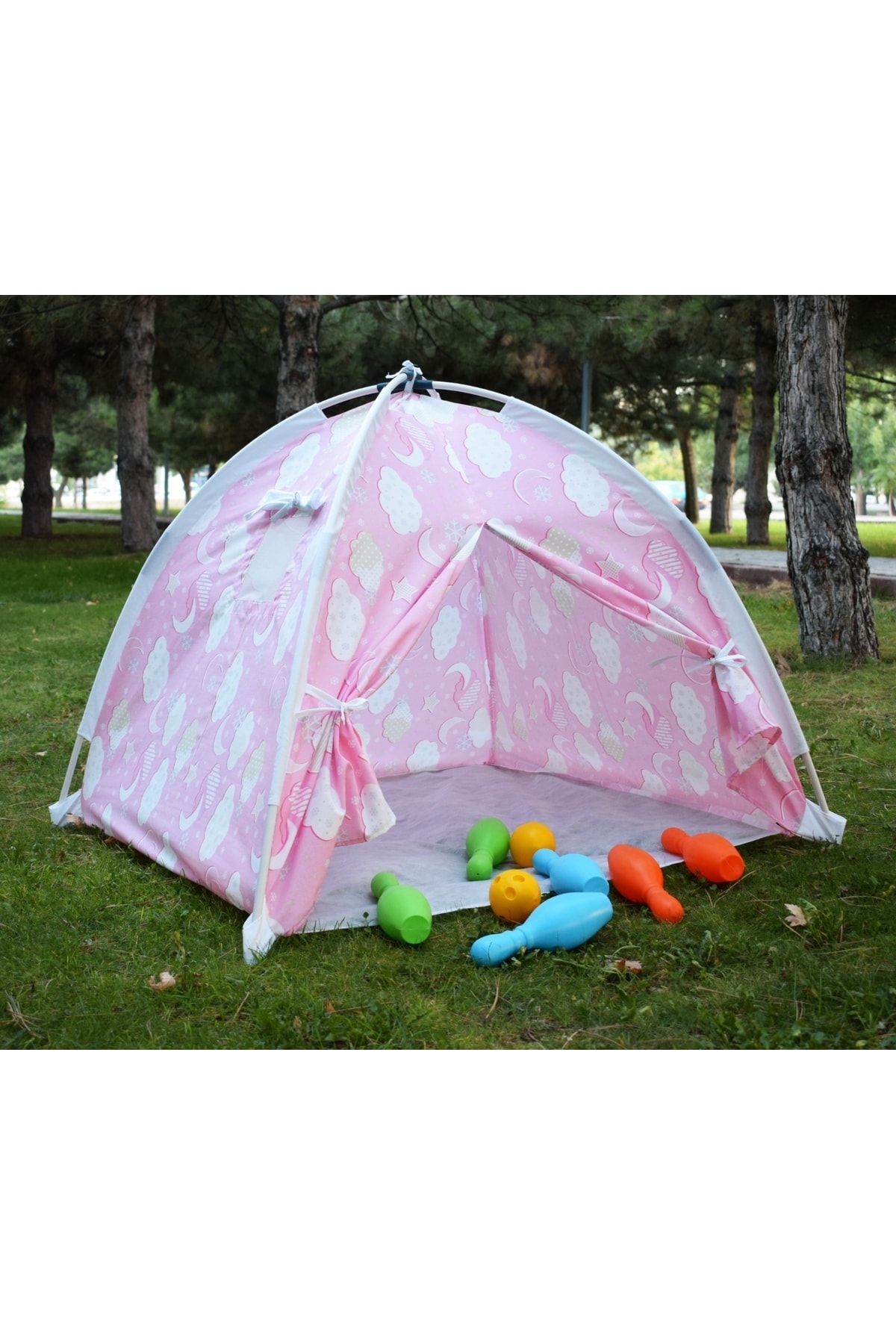 miniks Pamuklu Sağlıklı Çocuk Oyun Çadırı Ve Evi