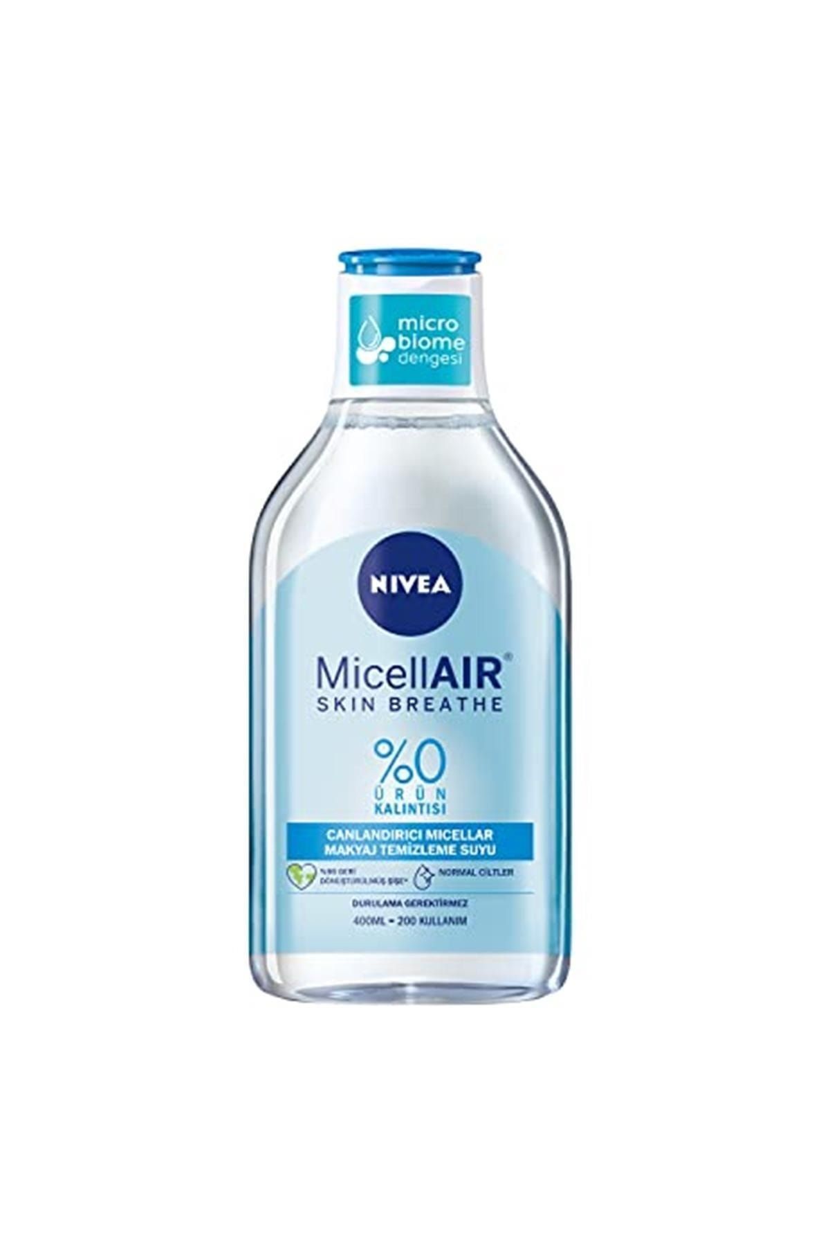 NIVEA Canlandırıcı Micellar Makyaj Temizleme Suyu Normal Ciltler (400ml),yüz Temizleme, Etkili Mak