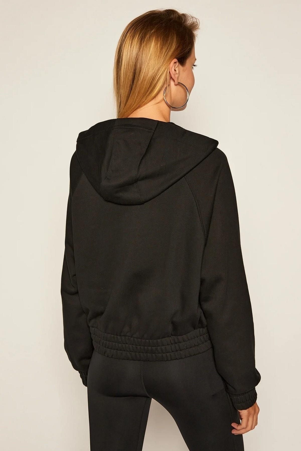 Air fleece hotsell zip cropped hoodie