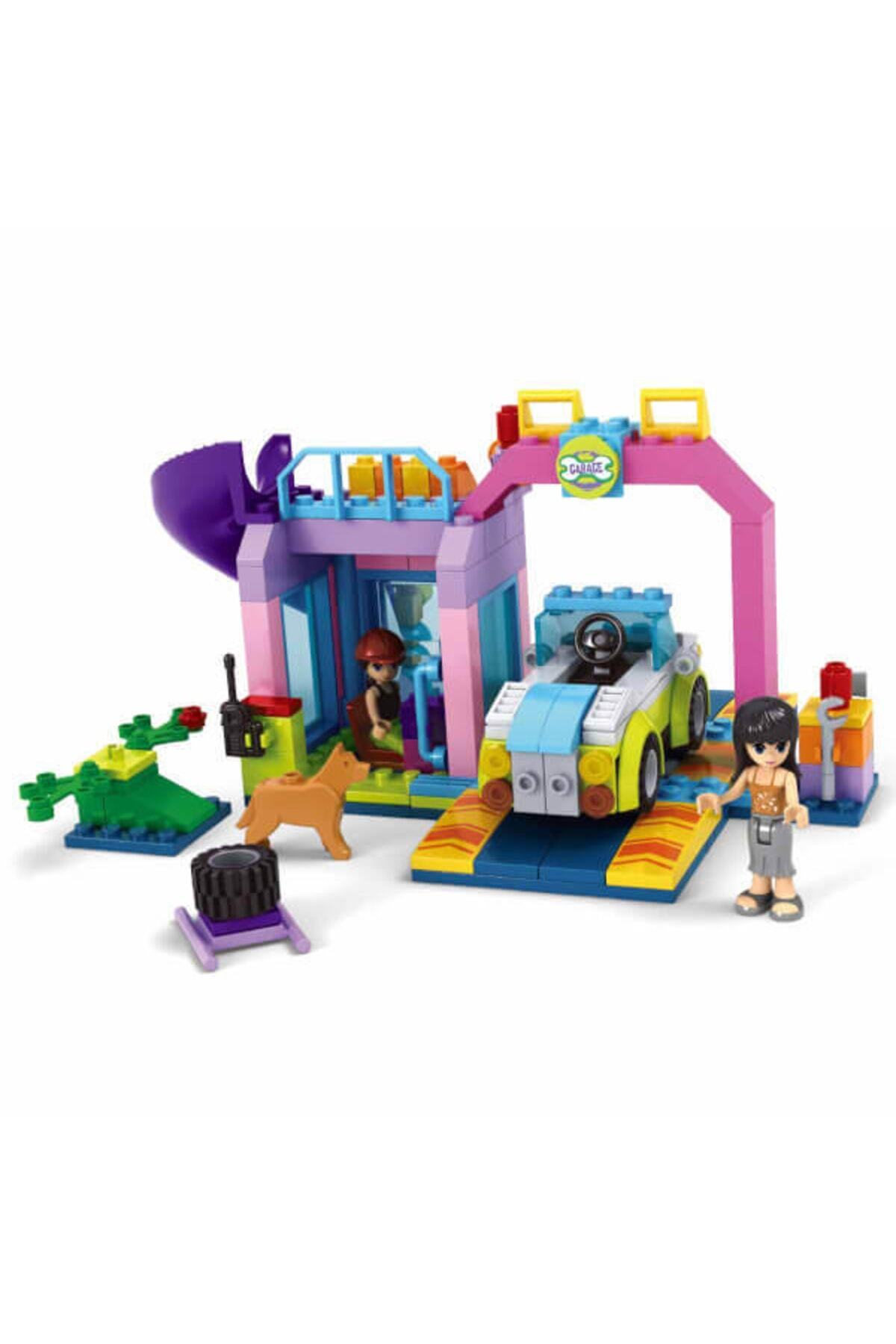 مرکز مراقبت از خودرو دختر شیرین با سرسره ۲۴۶۰۷