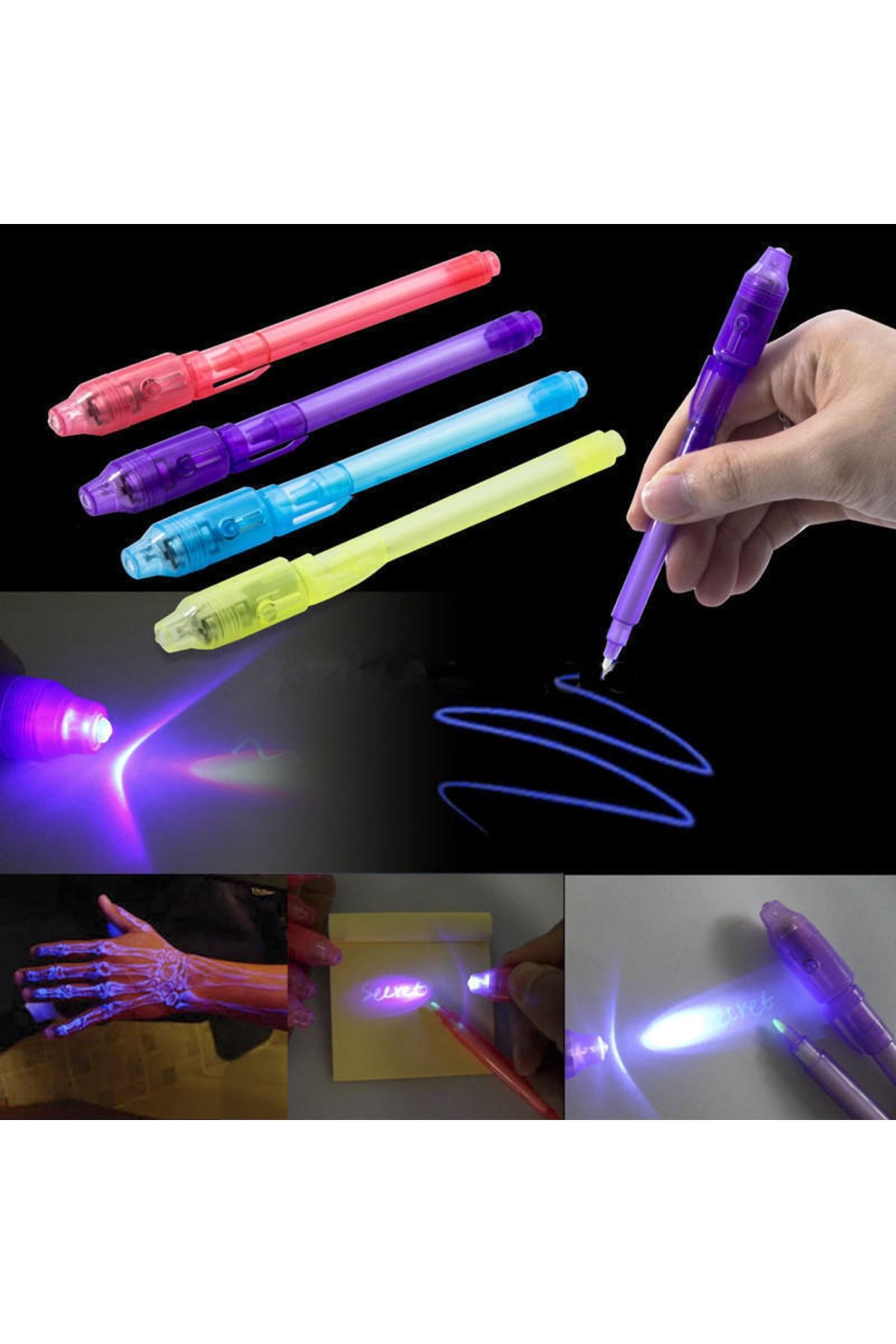 Волшебная рукоятка для компьютерных игр. Неоновая ручка. Реклама ручки с невидимыми чернилами. Ручка с волшебными чернилами. Ручка невидимка с ультрафиолетом.