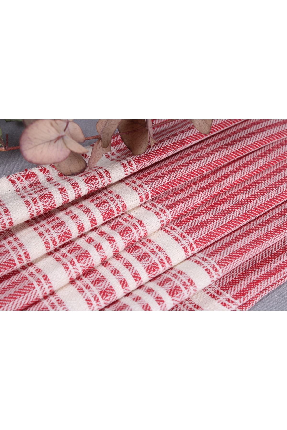 Kayra Export-Red Towel Hand Towel 45x100 Cm Cotton Towel Hand Towel Organic Dishcloth 5
