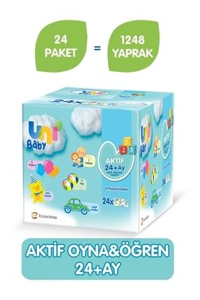 Aktif Oyna Öğren Islak Mendil 24lü Paket 52x24 (1248 YAPRAK) 08692190304765
