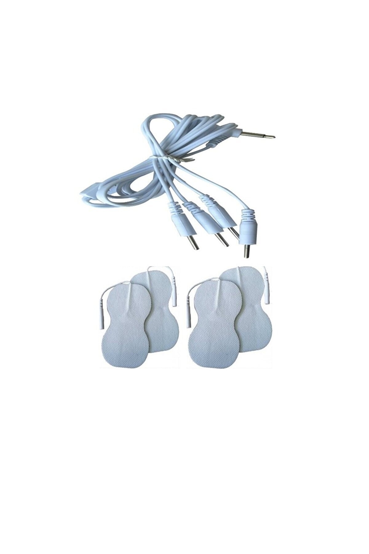 MNNPAZAR 4 Adet (2 Paket) Tens Pedi Ve 4 Uçlu Tens Kablosu - Fiyatı,  Yorumları