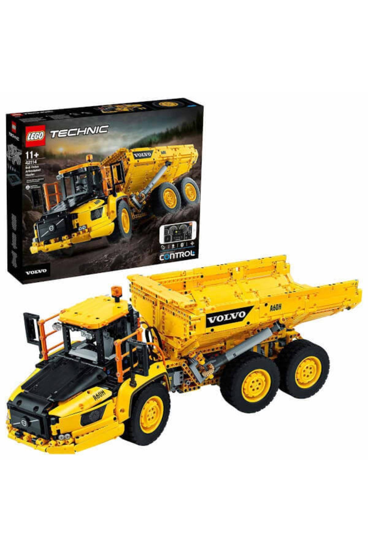 LEGO لگو کامیون مفصلی ولوو 6x6 (42114) برای بچه هایی که عاشق اسباب بازی های ساختمانی هستند