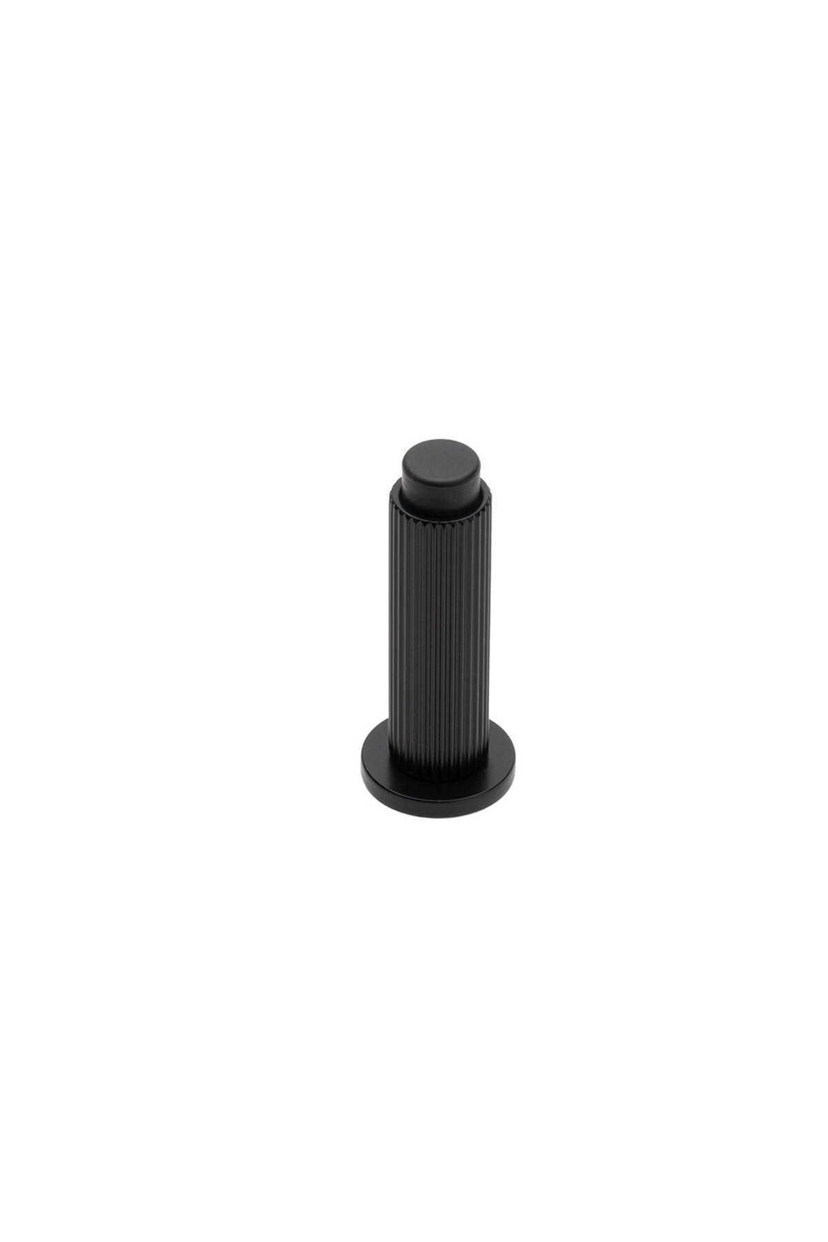 1018 Wall Mounted Door Stopper Screw Black Color Diameter 32 mm