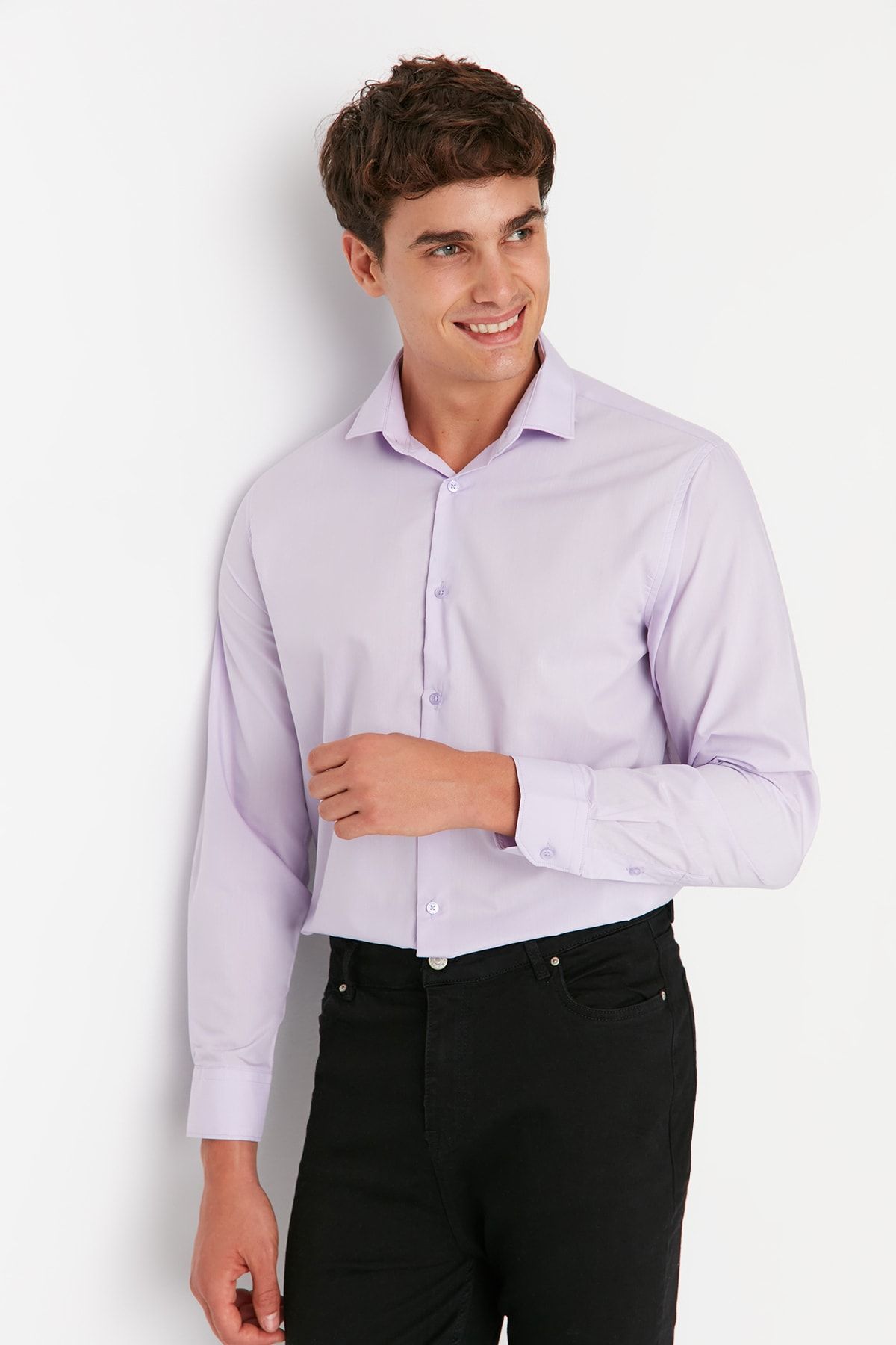 Louis Philippe Formal Shirts : Buy Louis Philippe Purple Shirt Online |  Nykaa Fashion