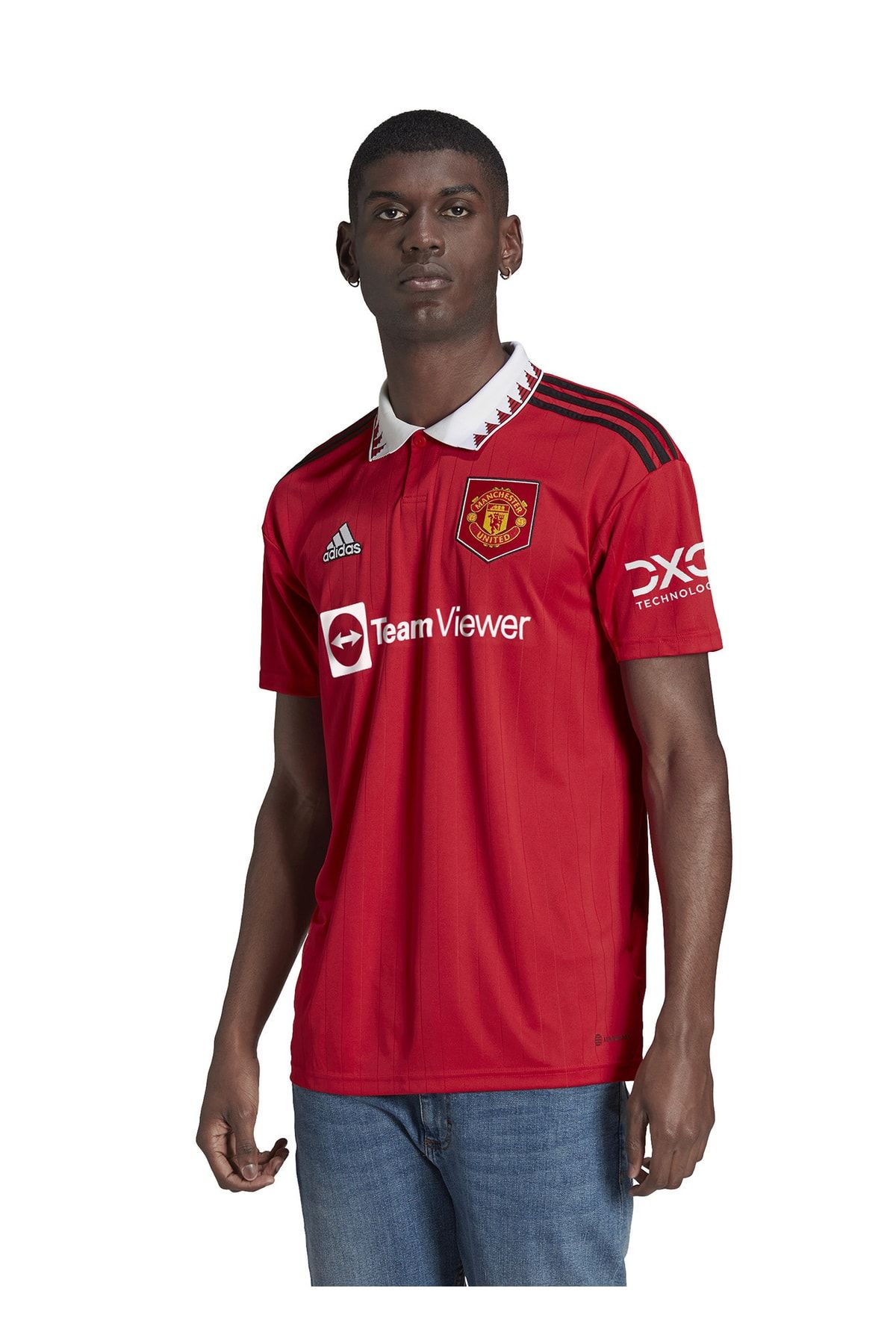 Man united clearance red jersey