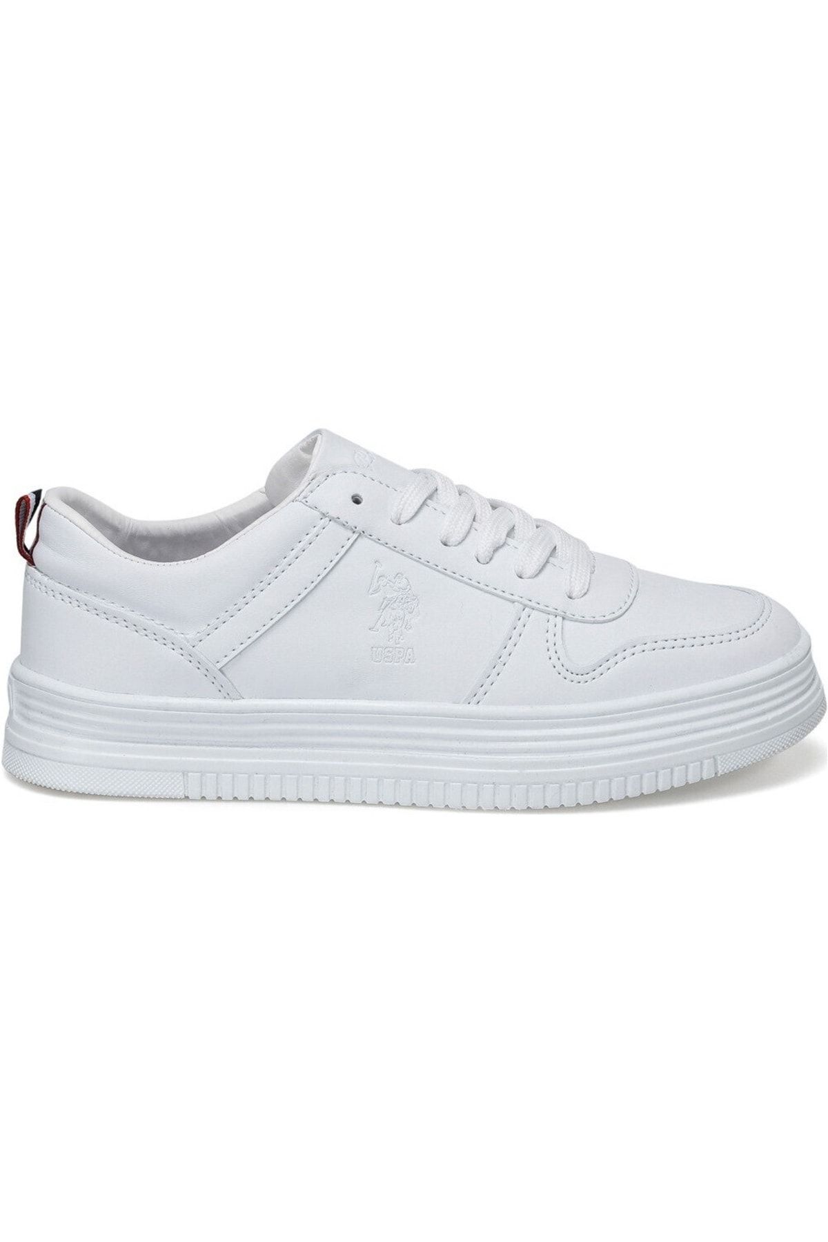 اسنیکر سفید زنانه Assn کفش پایه ضخیم دیواری U.S. Polo Assn.