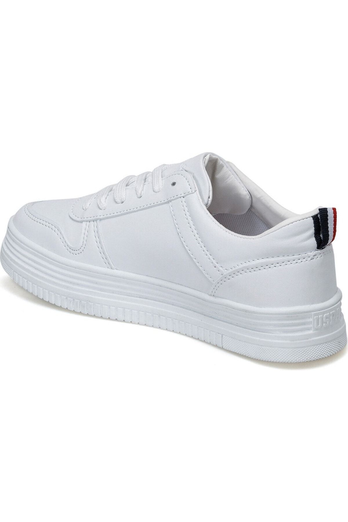 اسنیکر سفید زنانه Assn کفش پایه ضخیم دیواری U.S. Polo Assn.