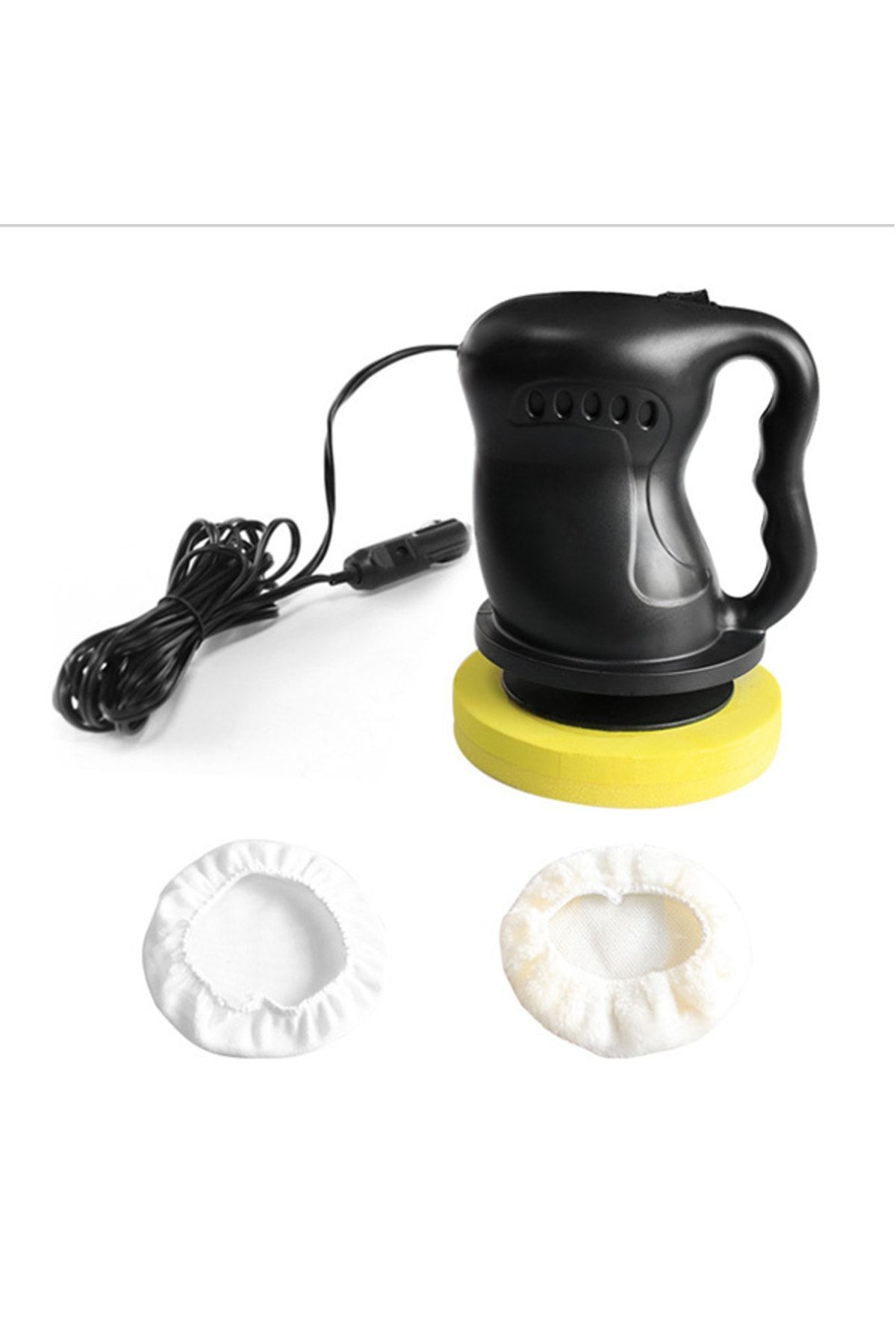 Ally R-8303 12v Mini Araç Temizleme Parlatma Makinesi Siyah