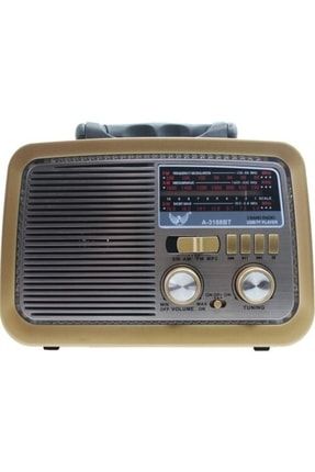 Nostalji Fm Radyo Ys-3188 Usb Girişli Bluetooth Hoparlör ys3188bt