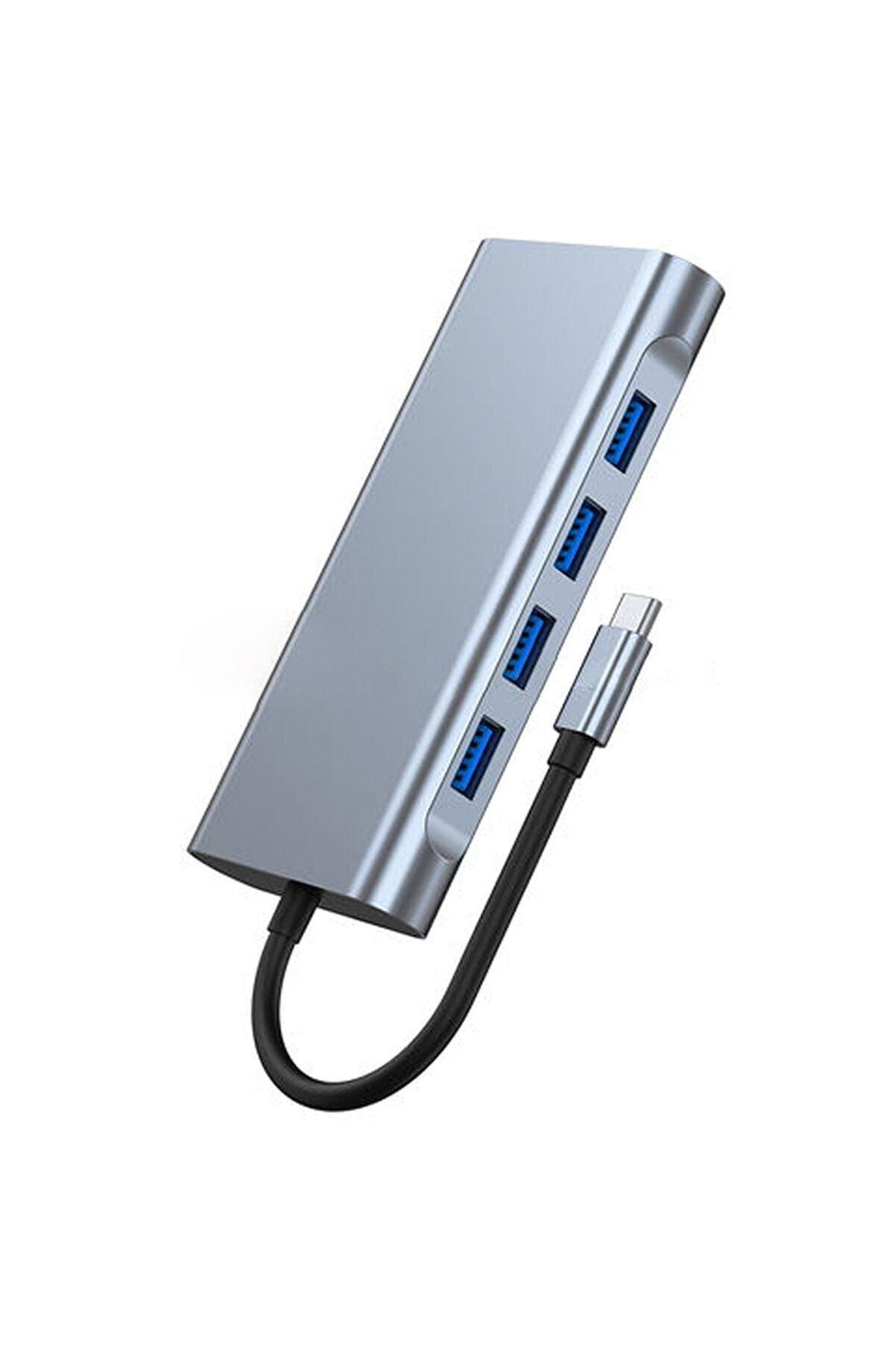 Dynego-11 In 1 Type-C To Usb Hub Port Adapter HDMI 4x Usb Lan Vga SD Card Converter Multiplexer 3