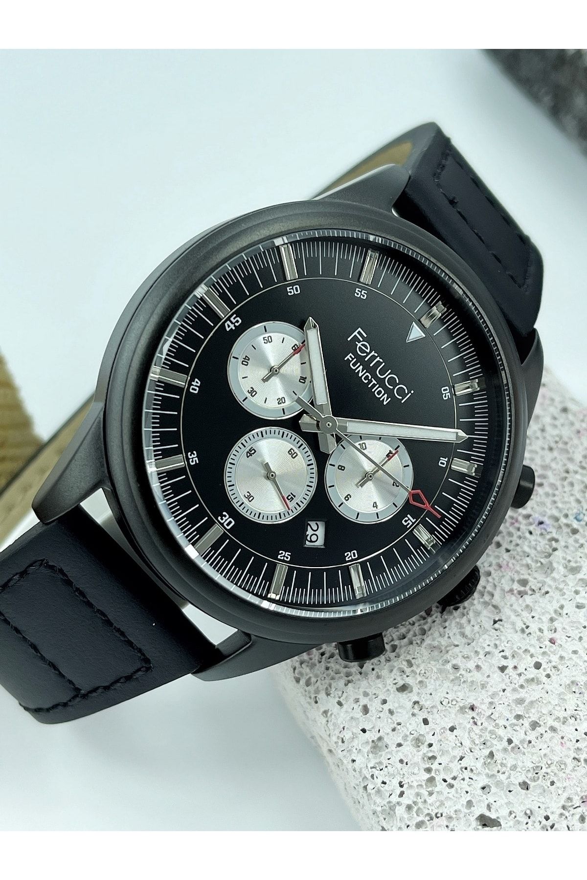 Ferrucci Watch Black Plain