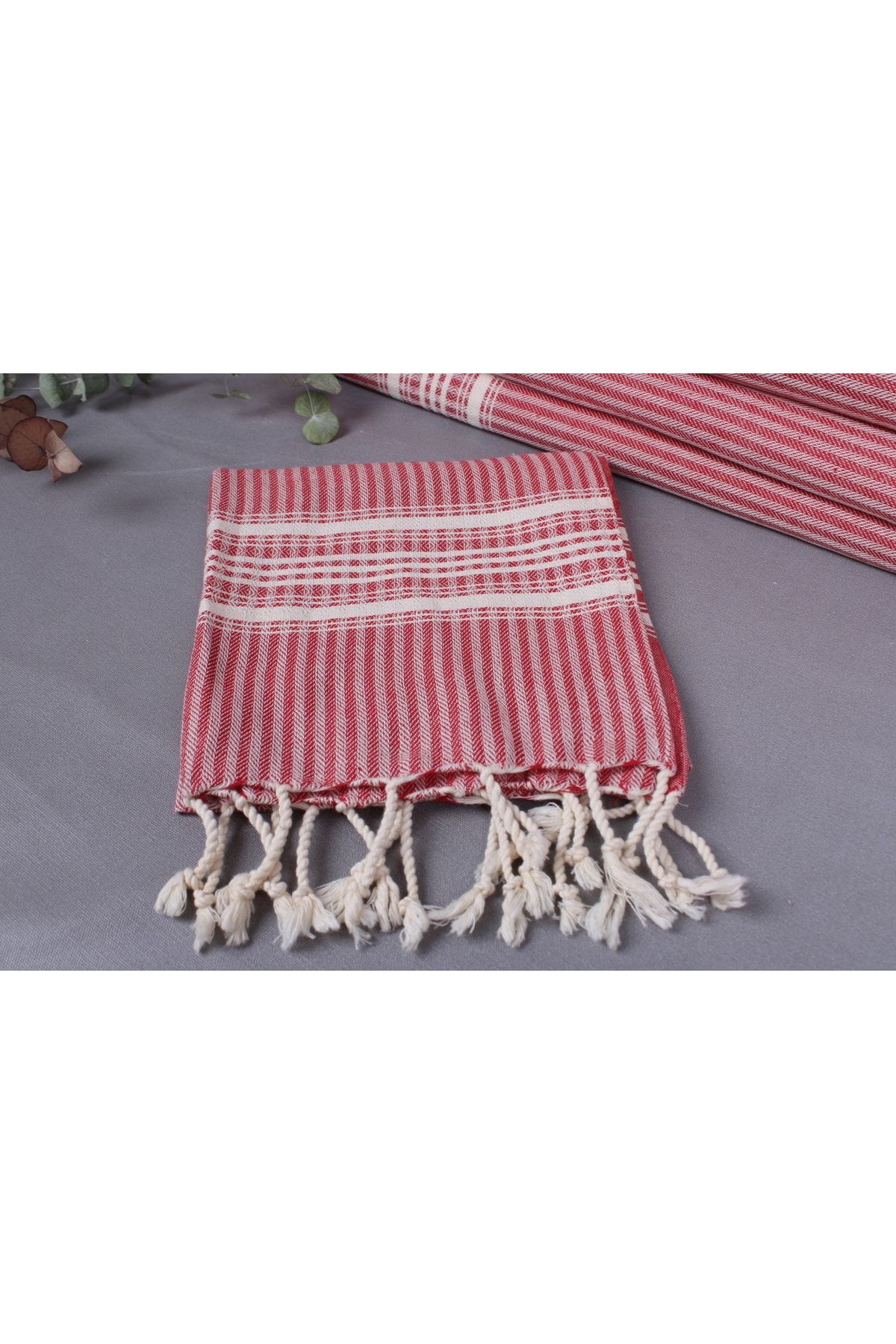 Kayra Export-Red Towel Hand Towel 45x100 Cm Cotton Towel Hand Towel Organic Dishcloth 3