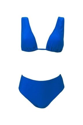 Anet Derin V Üçgen Bikini Koyu Mavi Oshieabkn125