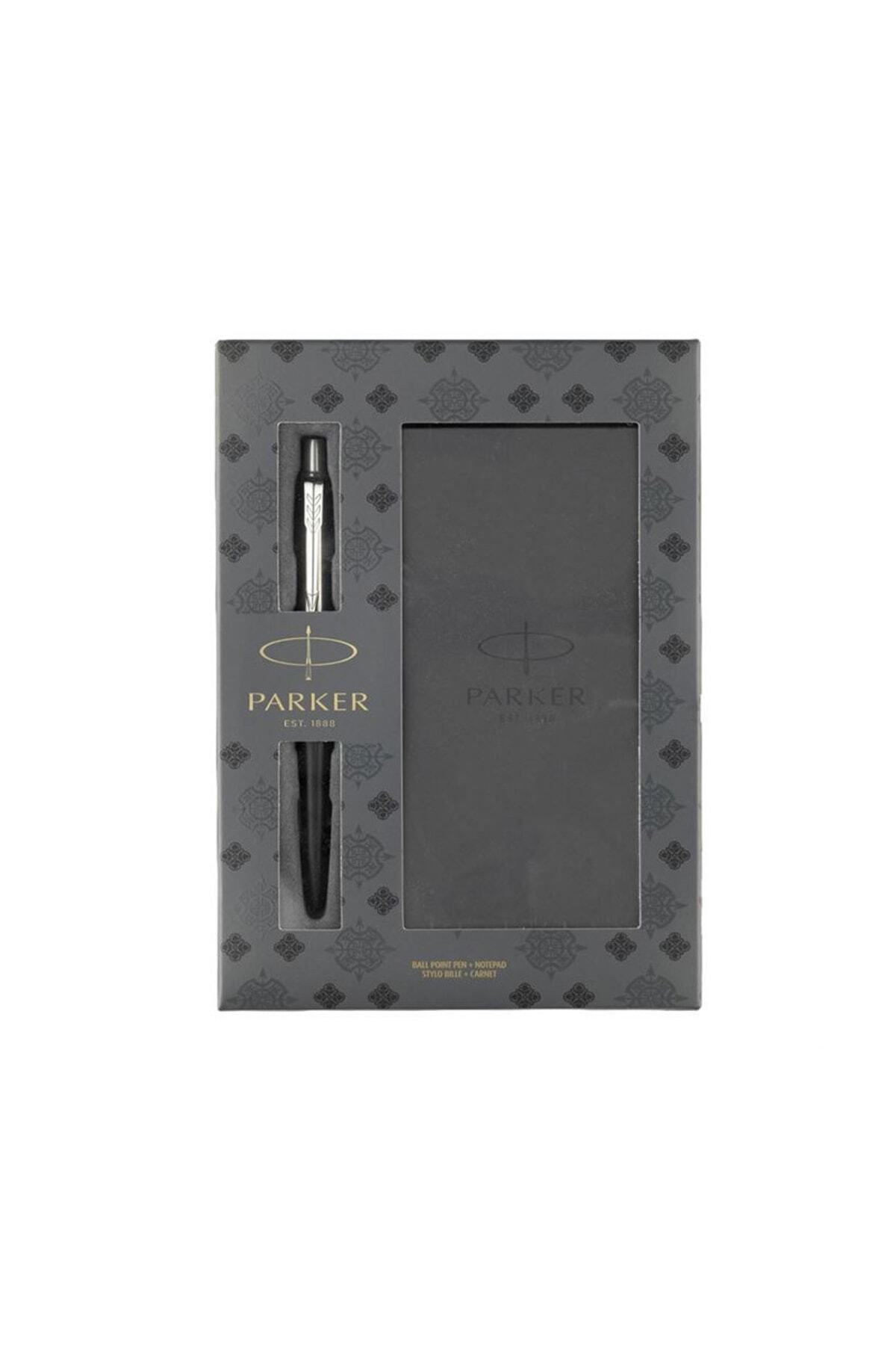 Parker-Black Jotter Ct - علبة أقلام مع دفتر ملاحظات وحقيبة قلم حبر جاف 2