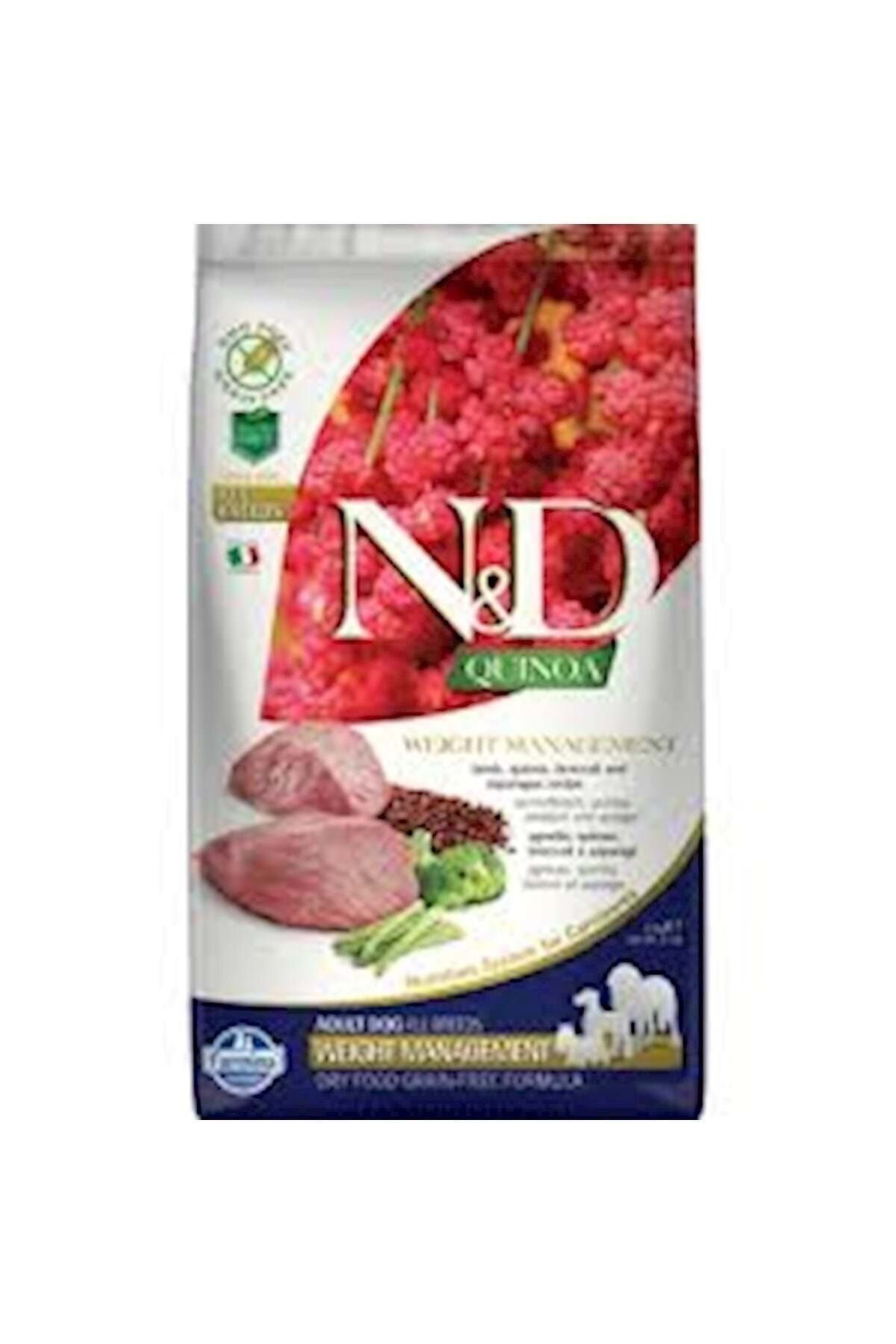 N&D Mini Quinoa Weight Management, Kilo Almaya Yatkın Küçük Irk Köpekler Için 2.5 Kg
