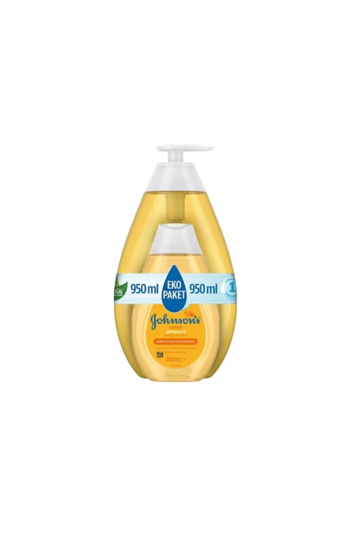 Johnson's Bebek Şampuanı Eko Paket 750+200ml
