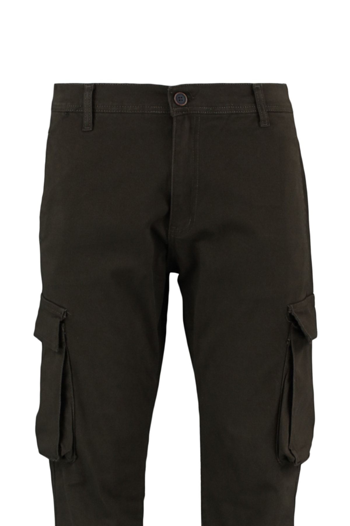 Kolekcia Trendyol-Khaki Skinny Jogger Elastické nohavice Tmnaw23Pl00021 8