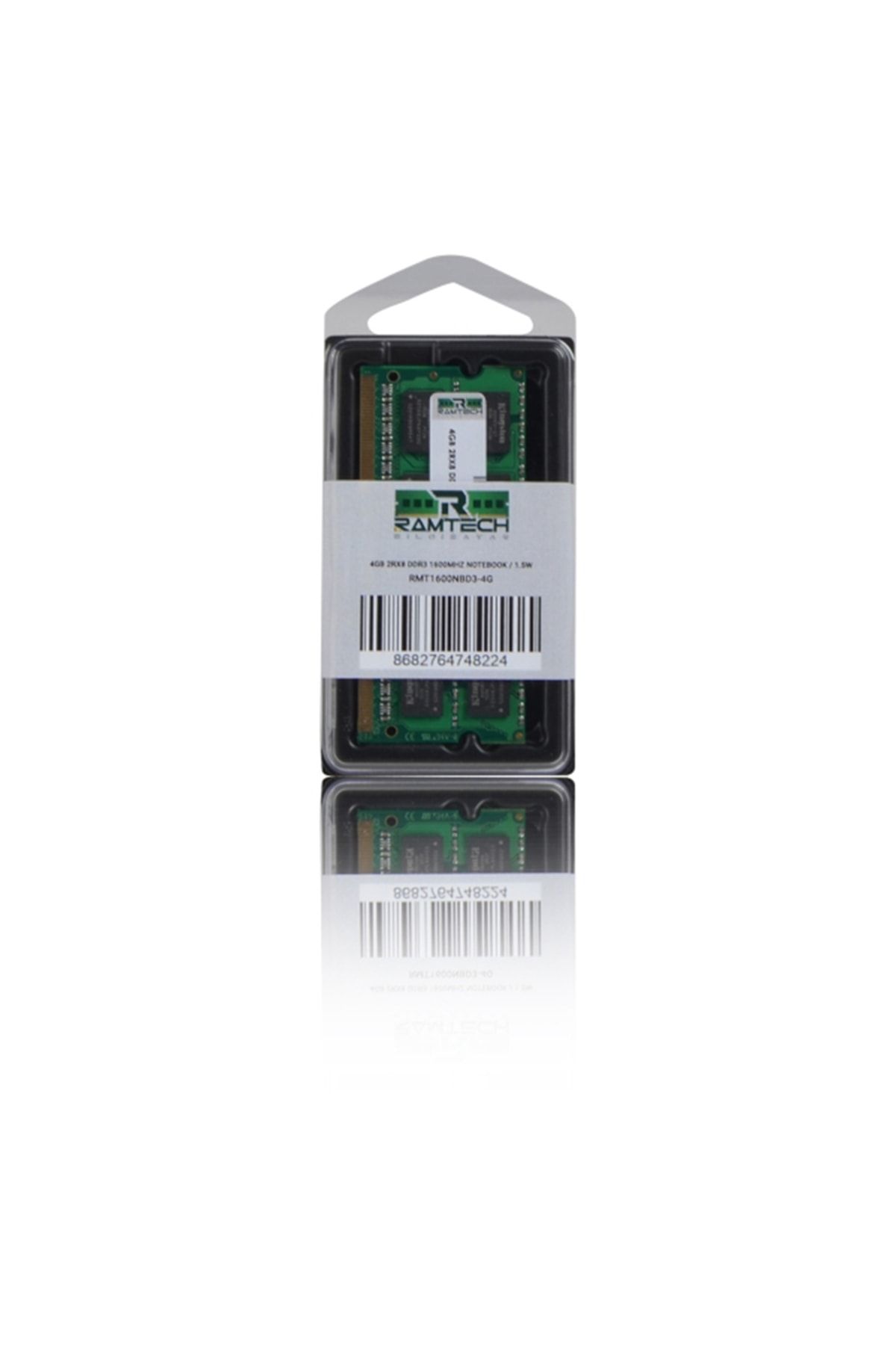 RAMTECH-ذاكرة وصول عشوائي للكمبيوتر المحمول 8 جيجابايت (4x4 مزدوج) Ddr3 1600 ميجا هرتز 1.5 فولت متوافقة مع معالجات Intel و AMD 3