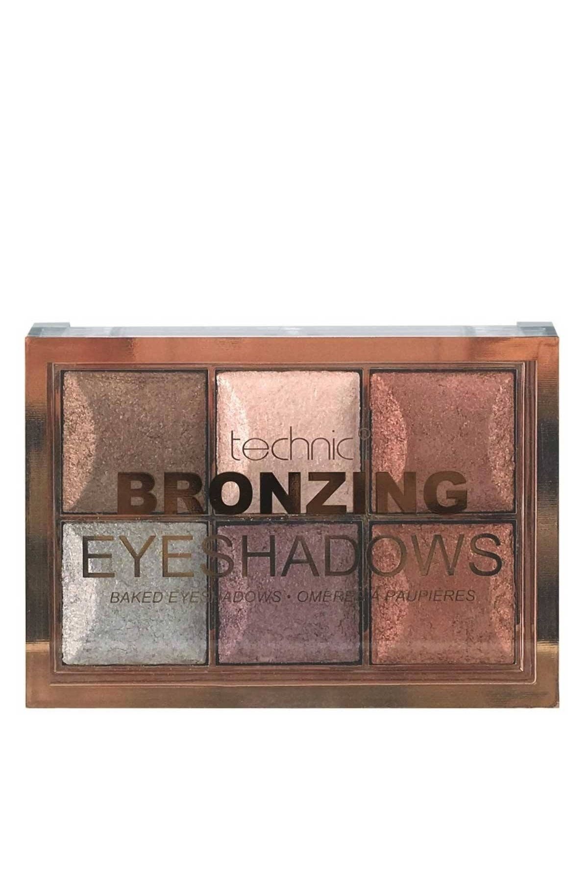 TECHNIC-Bronze Baked Eyeshadow Palette 5