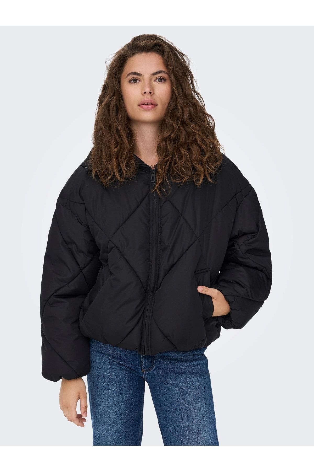Short quilted online jacket only