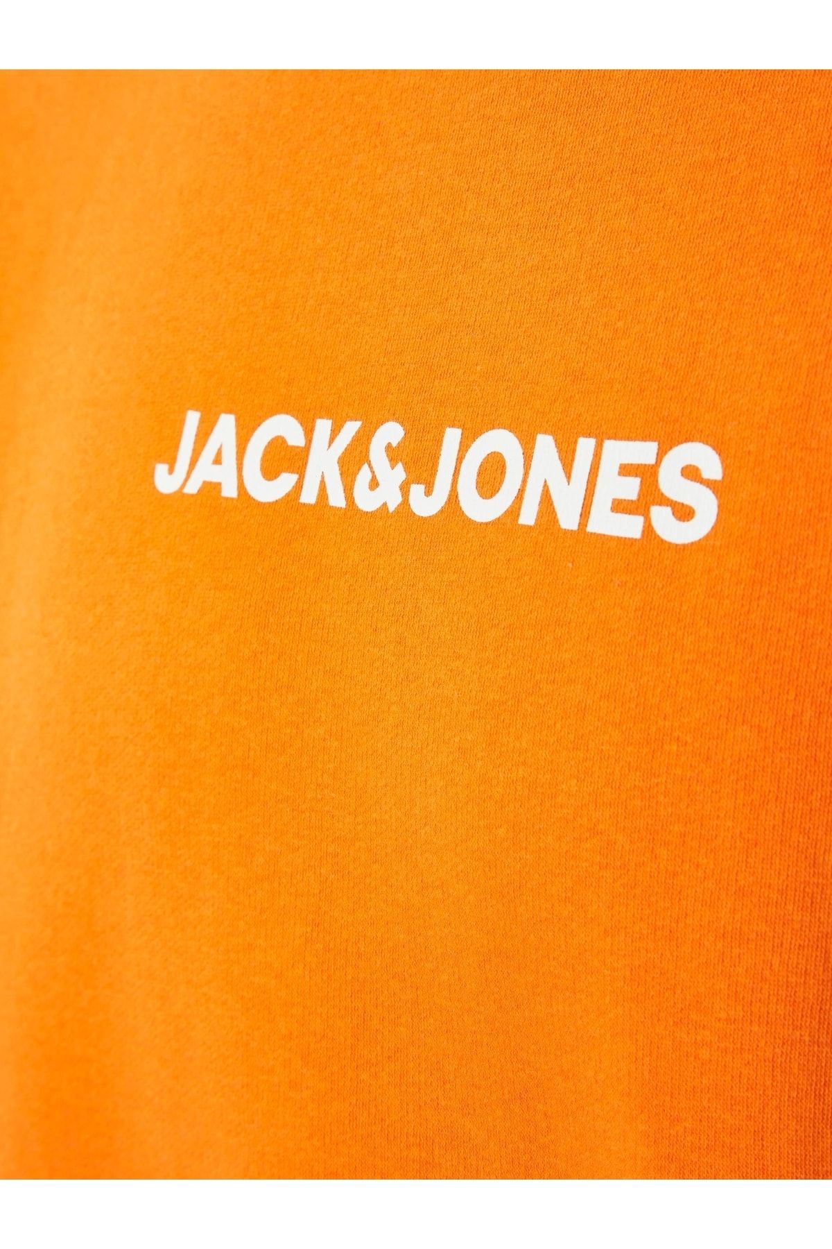 Jack Jones Swish Sweat Crew Neck Erkek Turuncu Sweatshirt 12217097-23