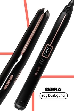 Serra Dijital Ekranlı Keratin Seramik Ince Plakalı Saç Düzleştirici Ve Şekillendirici GM-7197