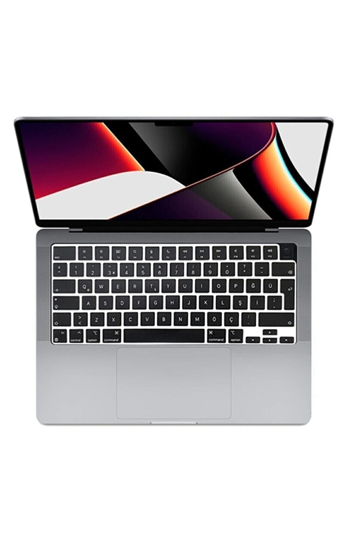 Macbook Air 13.6 Inç A2681 M2 - A3113 M3 Işlemcili Türkçe Q Silikon Klavye Koruyucu Uyumlu 2