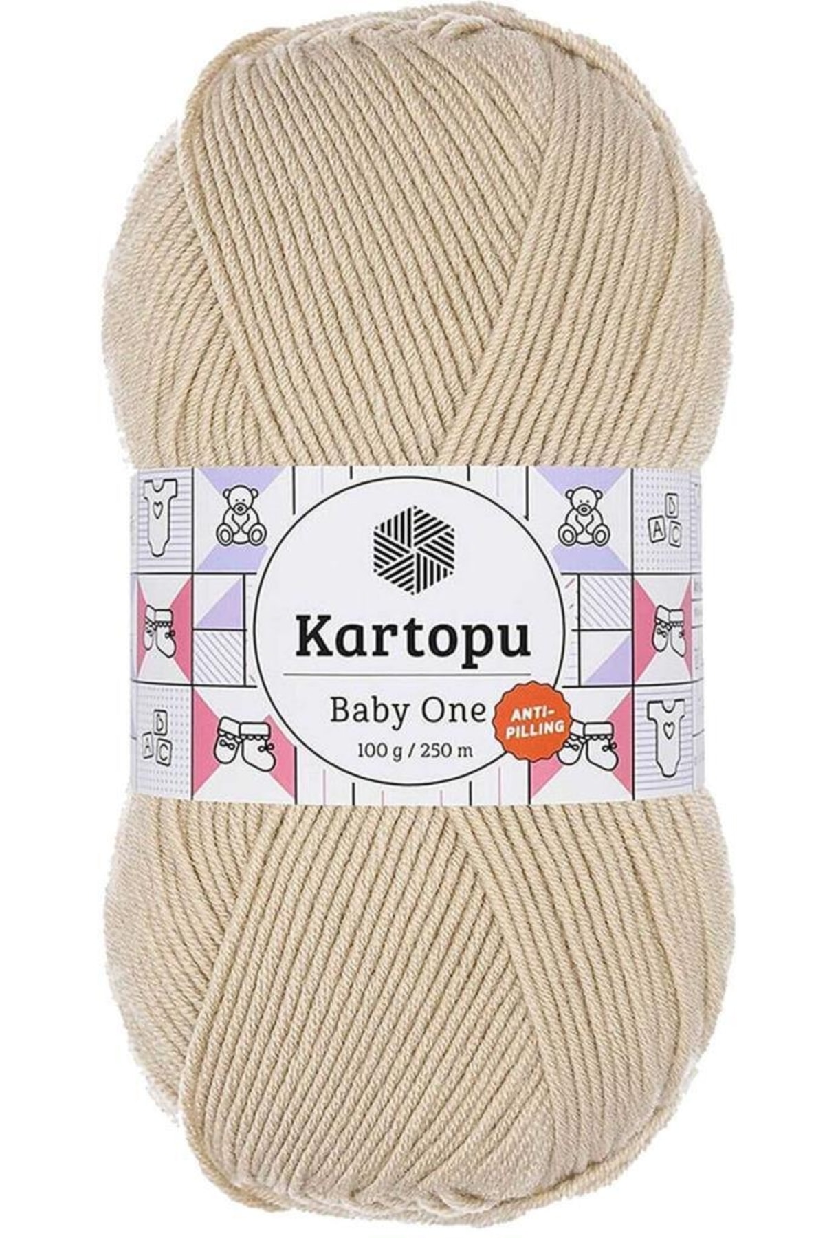 Genel Markalar K.artopu Baby One Tüylenmeyen El Örgü Ipi Yünü Taş K855