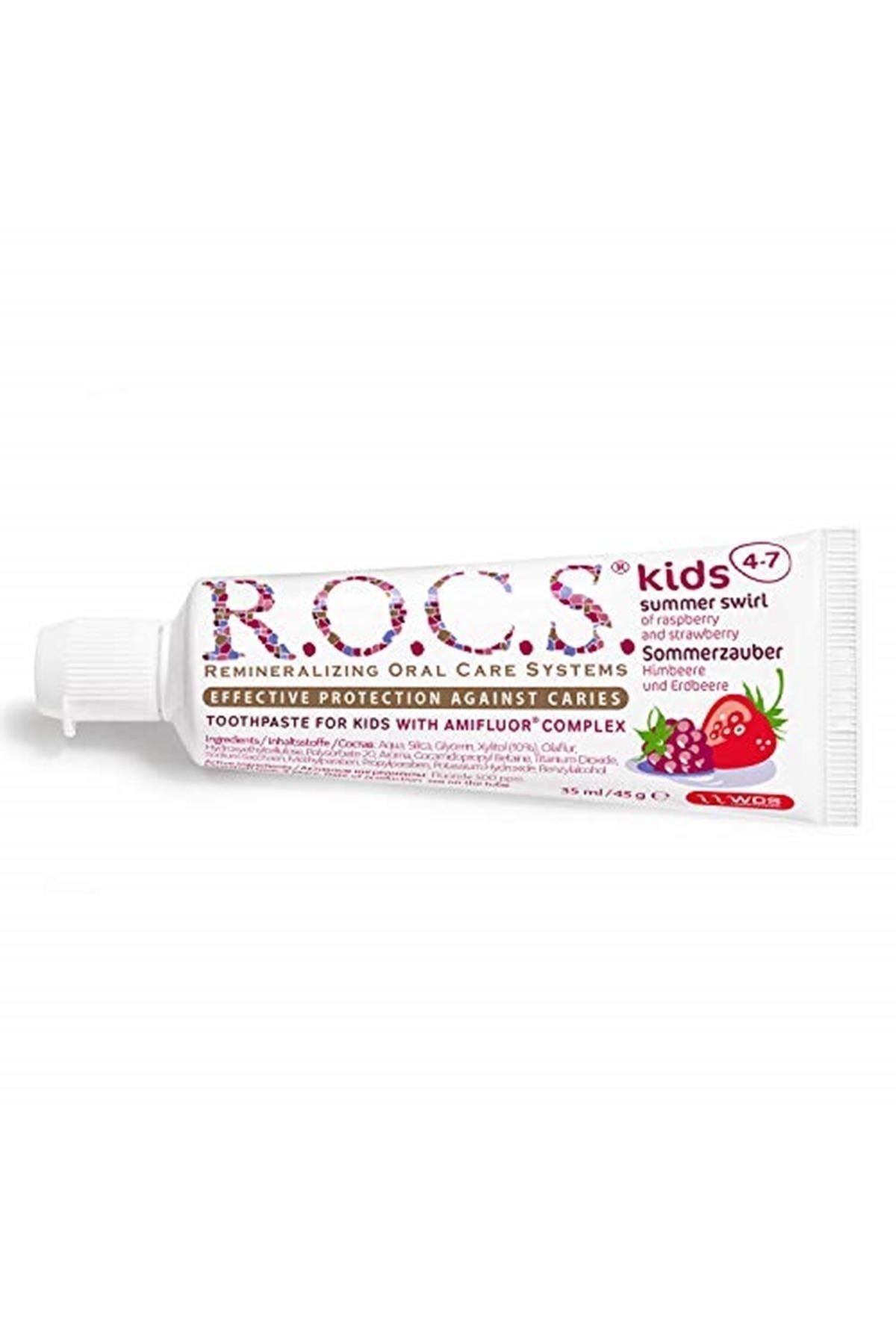 R.O.C.S.-معجون أسنان التوت والفراولة روكس لعمر 4-7 سنوات 3