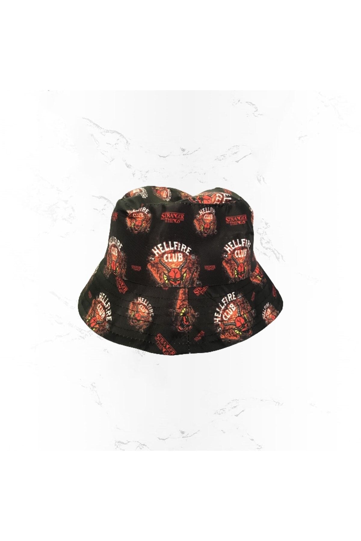 Touz Stranger Things Hell Fire Club Stylish Bucket Hat Trendyol