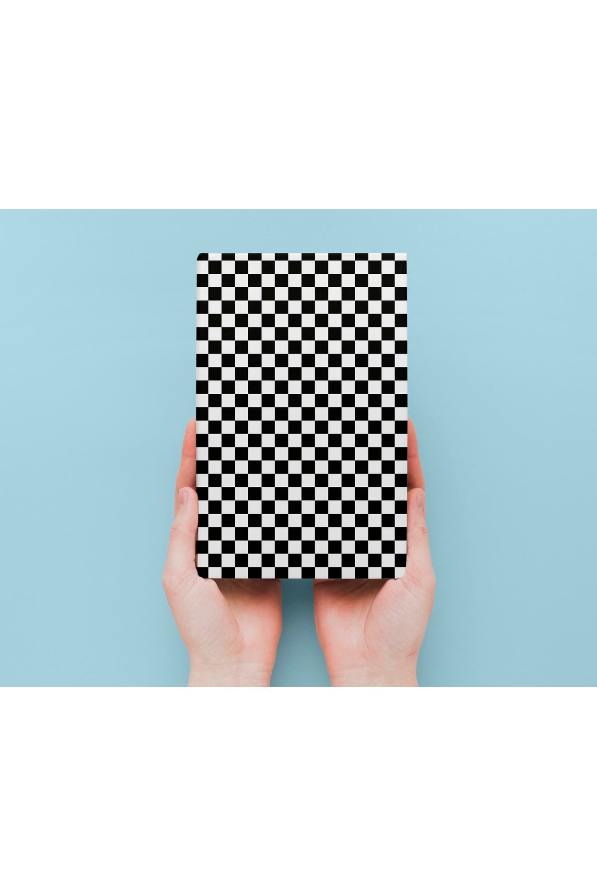 daystore-Checkerboard Themed 3-Piece Notebook Set - A5 - Lined - 13x21 Cm - 64 Pages 4