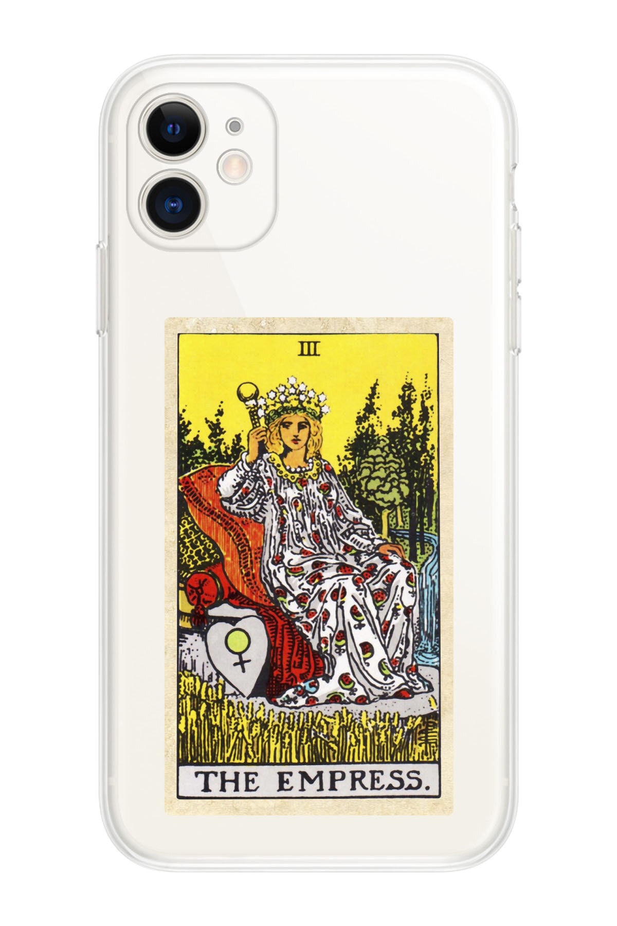 Iphone 11 Transparent The Empress Patterned Phone Case