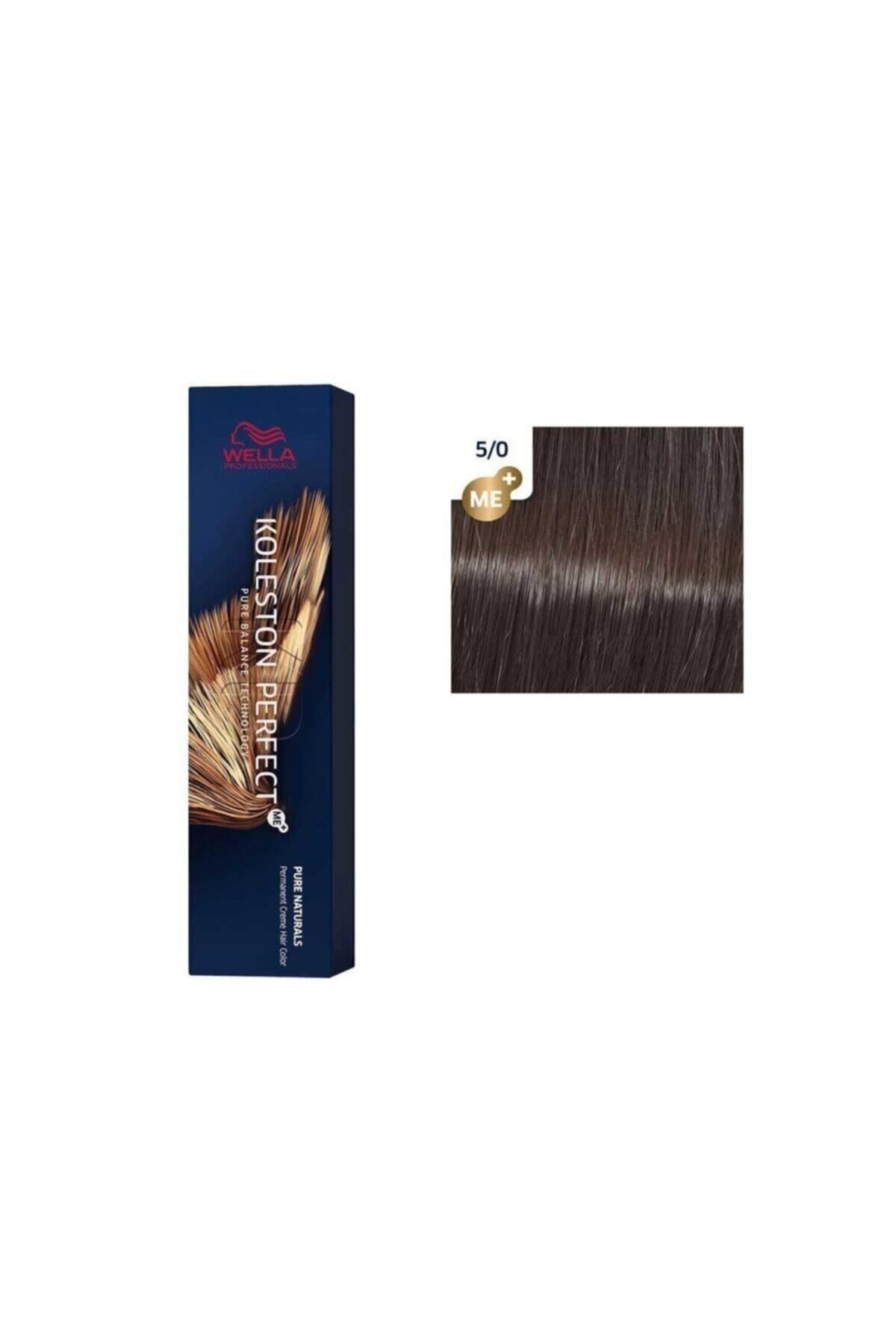 رنگ مو چند مردانه و زنانه Koleston Perfect Me Deep Browns Tube 5 0 قهوه ای روشن Wella