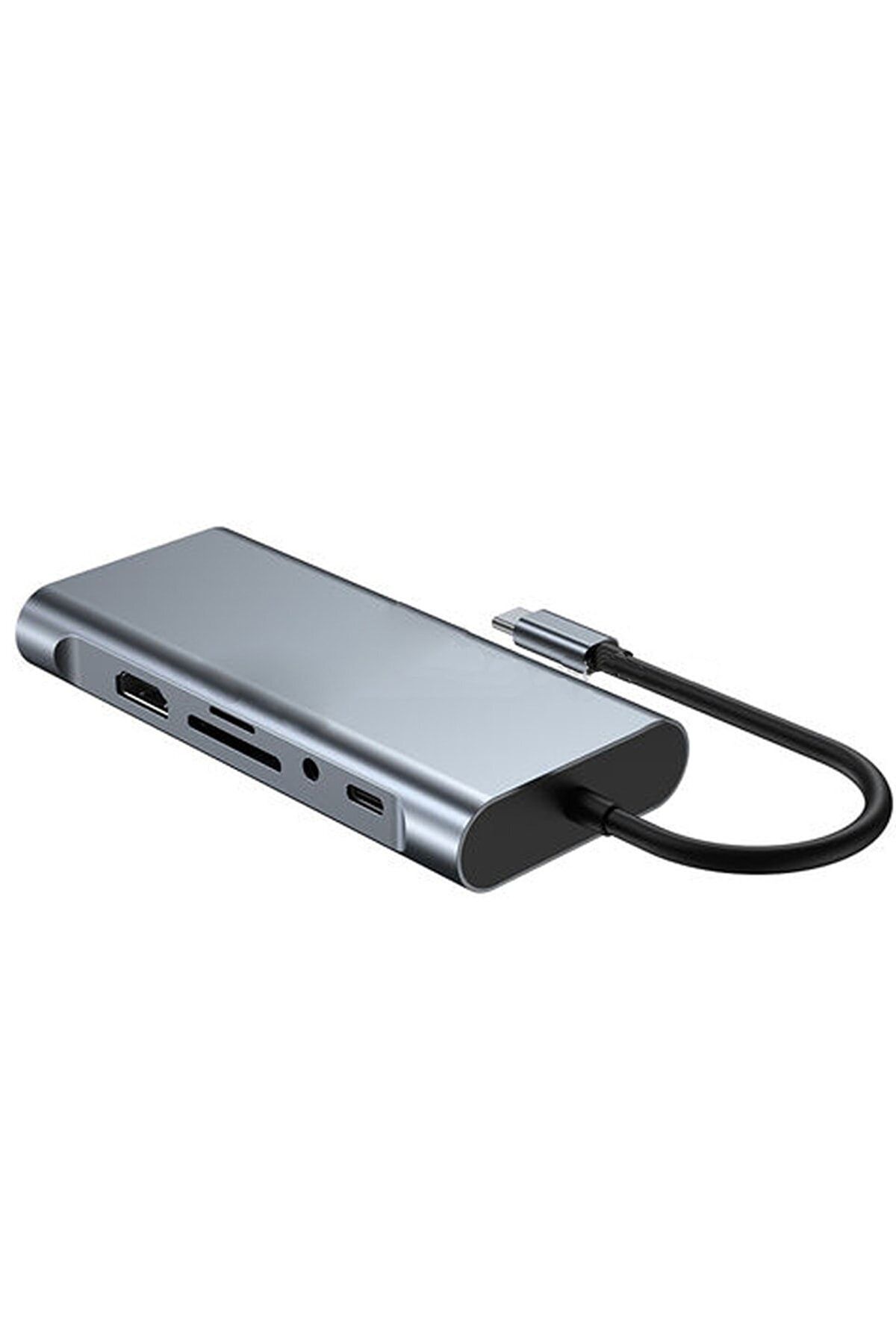 Dynego-11 In 1 Type-C To Usb Hub Port Adapter HDMI 4x Usb Lan Vga SD Card Converter Multiplexer 5
