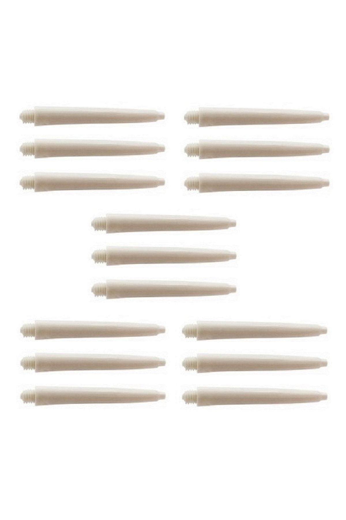 DARTSAN-5 Set (15 PCS) 48mm Nylon Darts Shaft-shaft White 1
