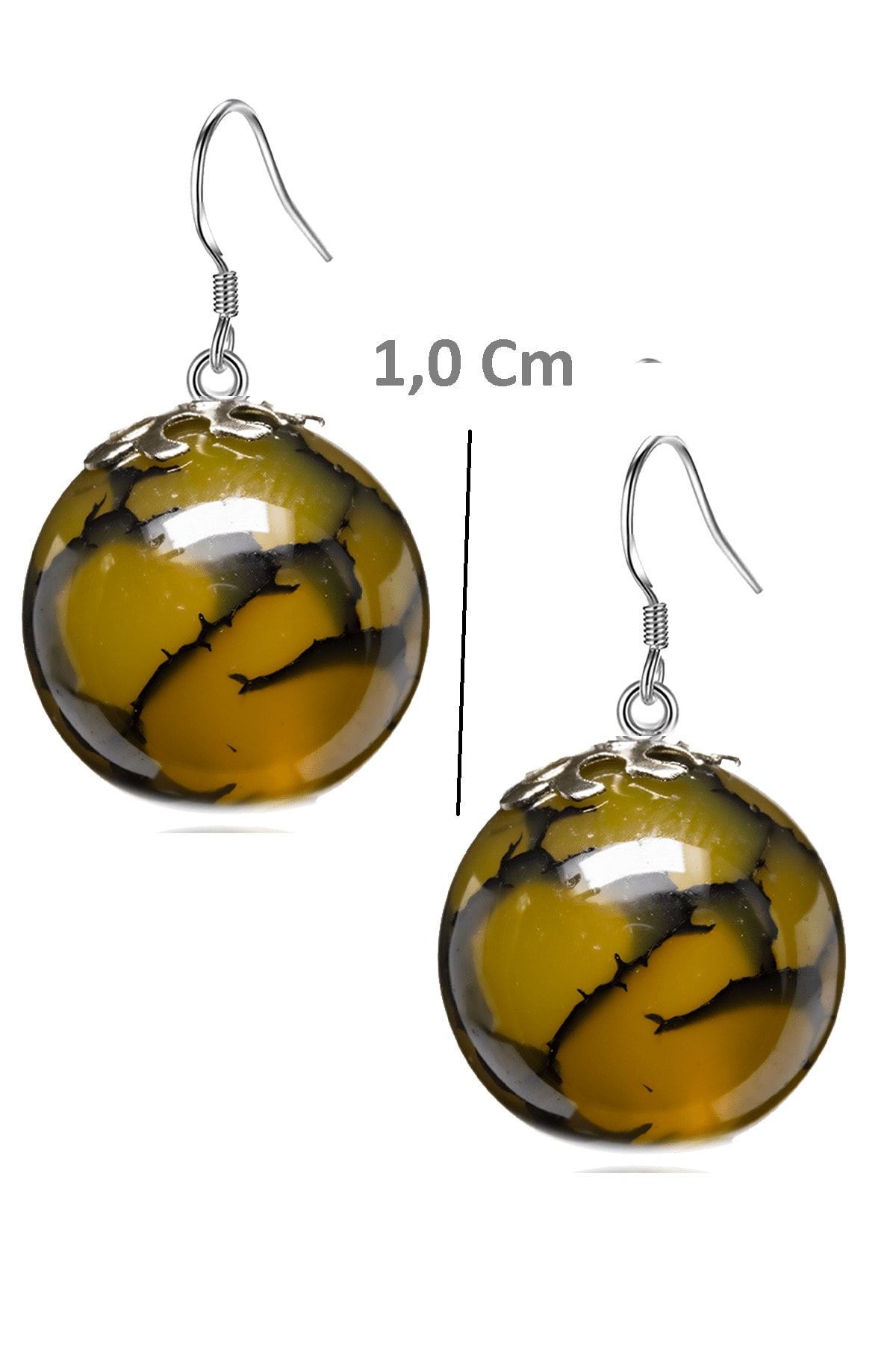 Green agate earrings hotsell