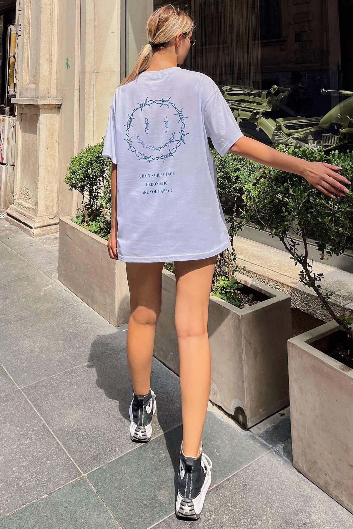 Biker shorts and big shirt discount