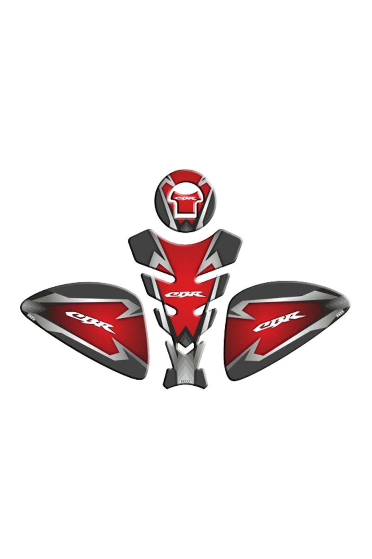 GOGOPREMİUM HONDA CBR 125cc-250cc 2005 - 2018 UYUMLU Tank Pad Set 002
