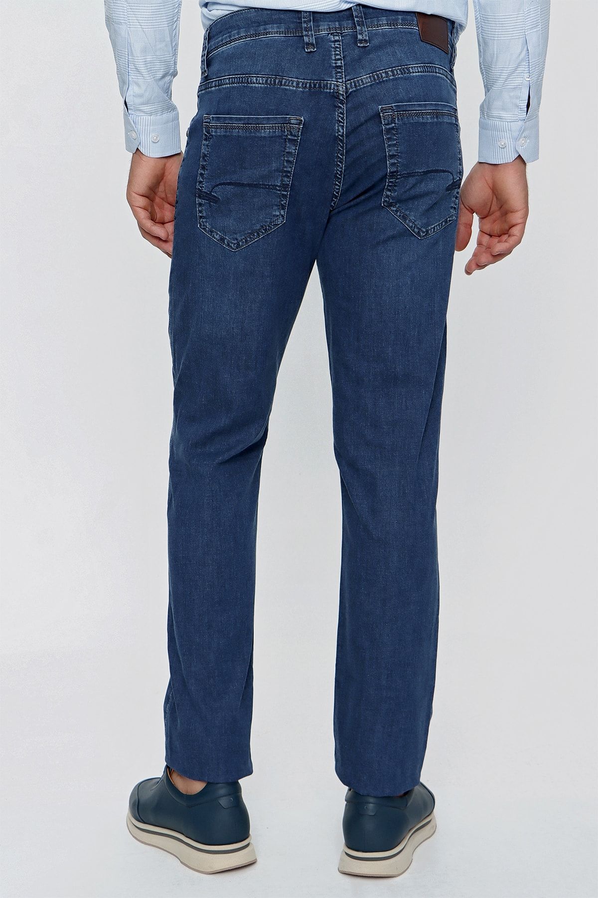 Erkek Mavi Nicole Denim Dinamik Fit Jean Kot Pantolon