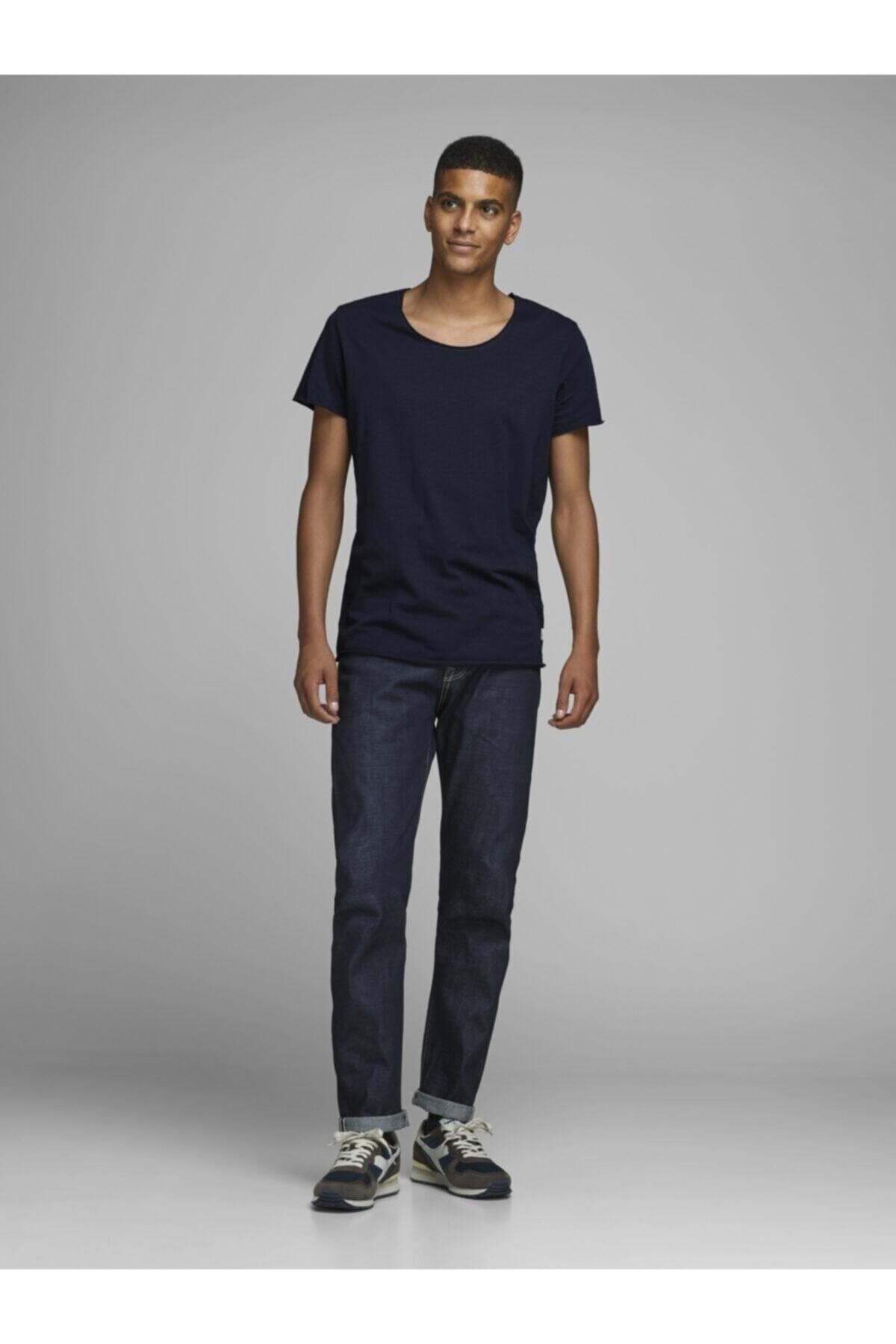 تی شرت ساده مردانه یقه گرد جک اند جونز Jack & Jones (برند دانمارک)