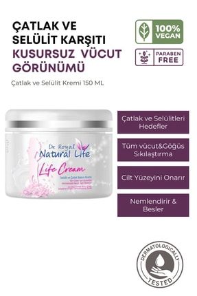 Çatlak Selülit Kremi 150ml Dr.Royal Natural Life Cream