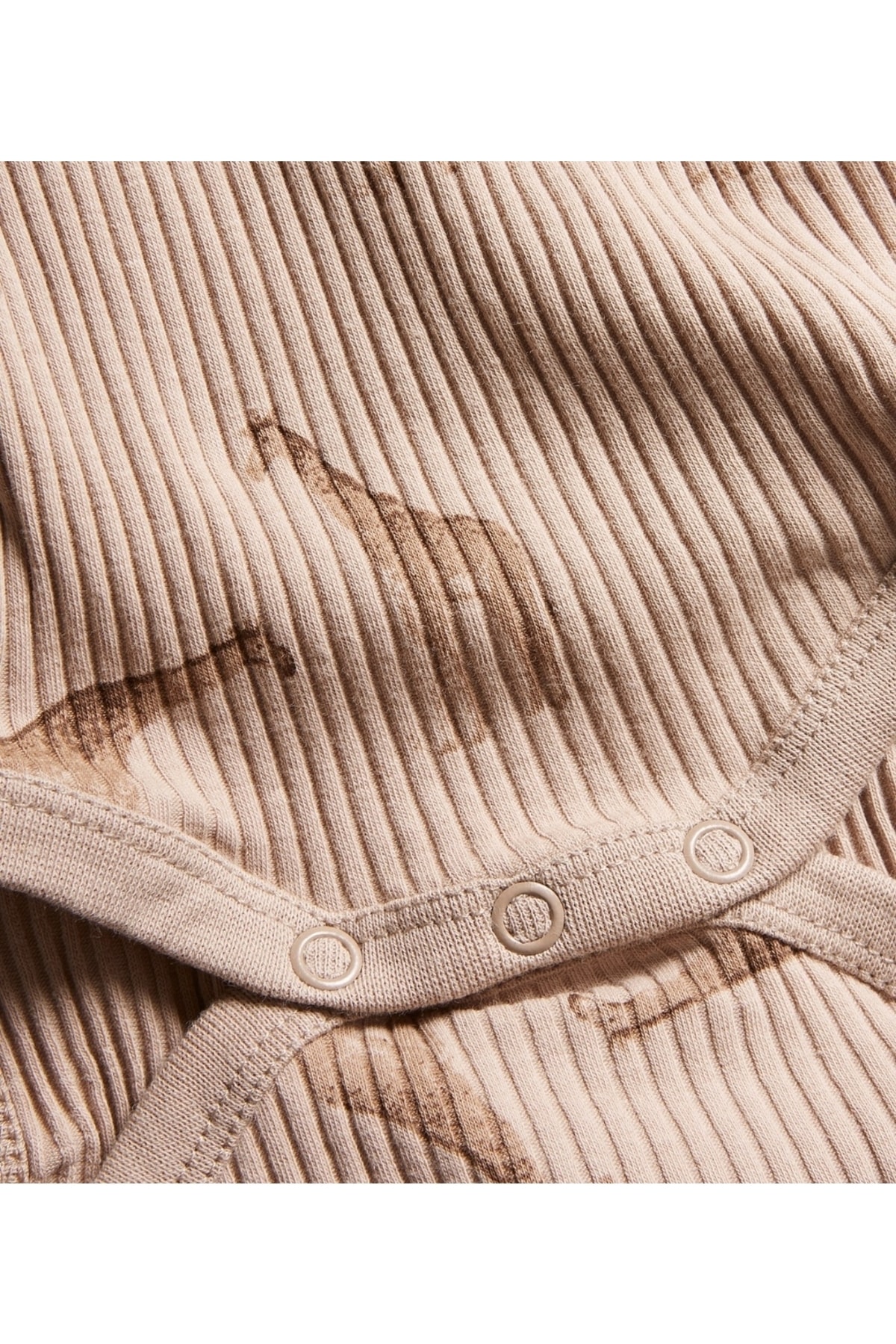 بادی نوزادی پسرانه – دخترانه بژ Colorstories | Nw7382 اورجینال - تصویر 2