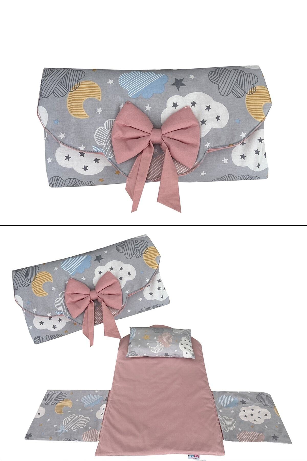 Gray Cloud Baby with Pants Opening Bag