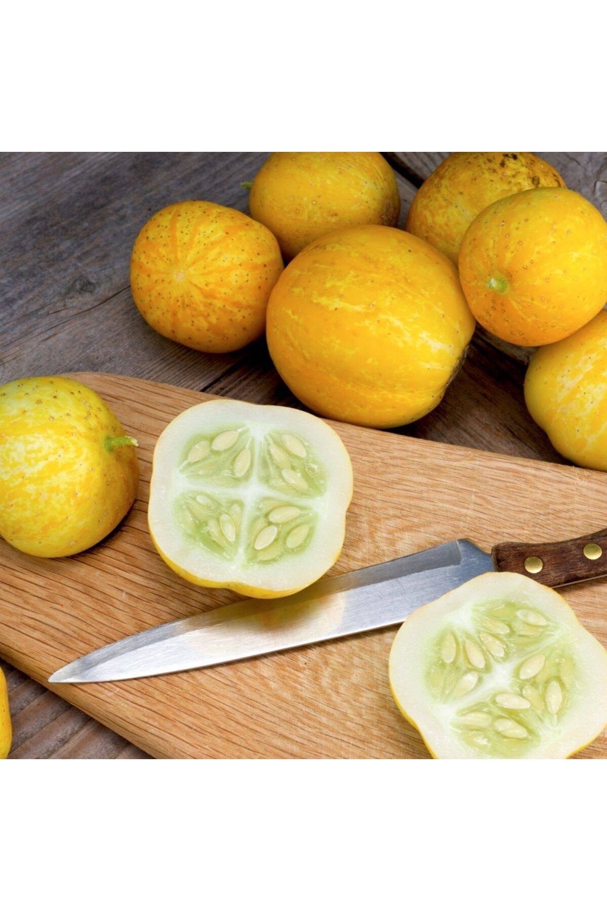 ZENGARDEN EV VE BAHÇE Limon Salatalık Tohumu Atalık Cucumber Lemon